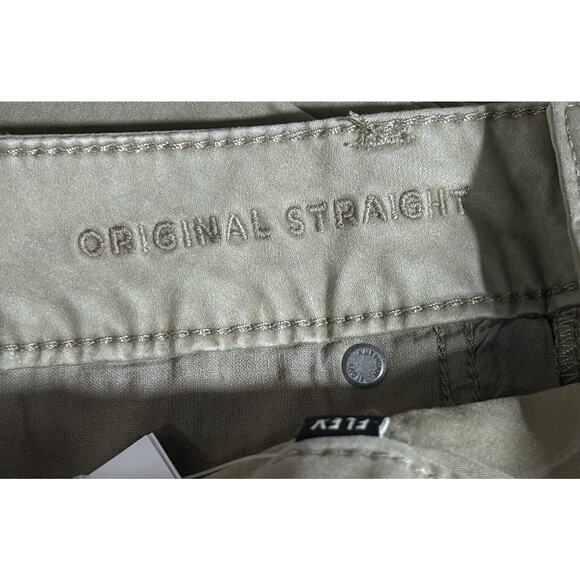 American Eagle Pants Mens 30X32 Tan Actual 30X31 Flex Soft Twill Straight NWT - Picture 5 of 8